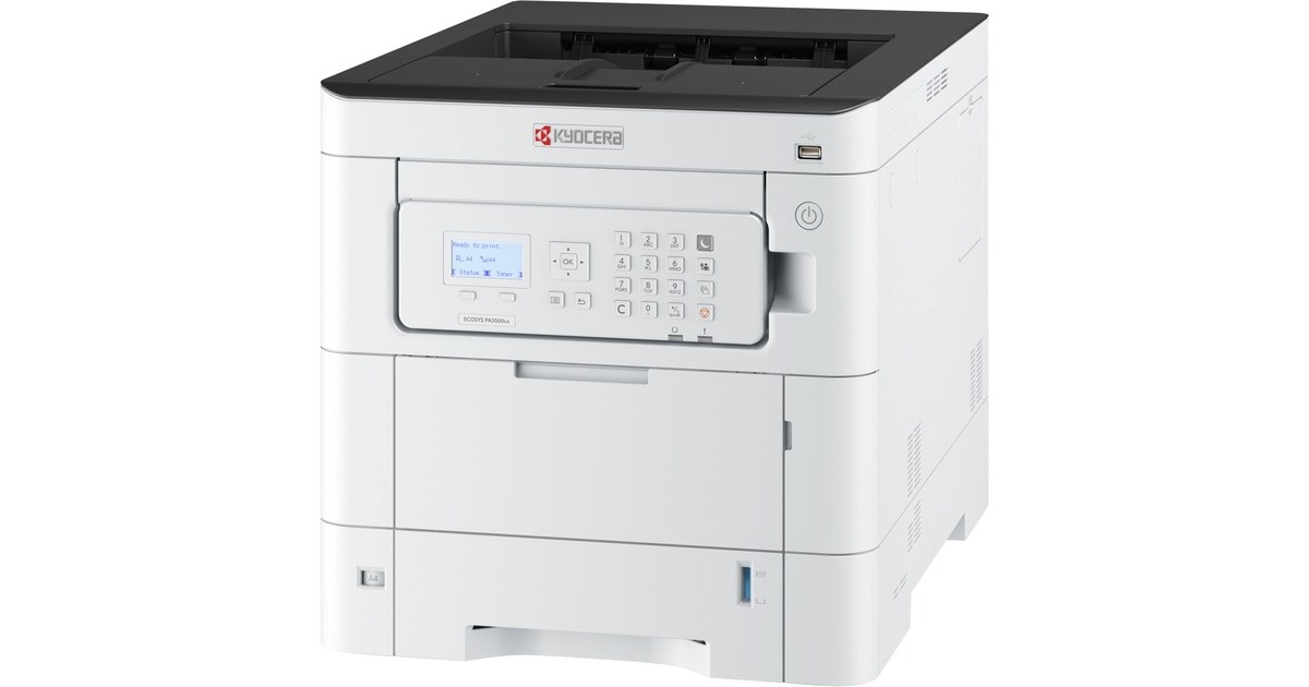 Kyocera ECOSYS PA3500cx (inkl. 3 Jahre Kyocera Life Plus), Farblaserdrucker(grau/schwarz)