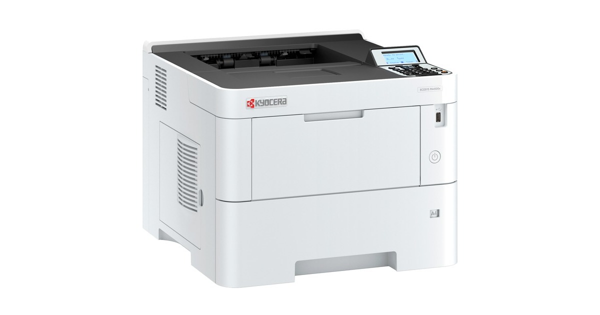 Kyocera ECOSYS PA4500x (inkl. 3 Jahre Kyocera Life Plus), Laserdrucker(grau/schwarz, USB, LAN)