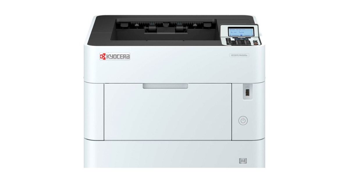 Kyocera ECOSYS PA5000x (inkl. 3 Jahre Kyocera Life Plus), Laserdrucker(grau/schwarz, USB, LAN)