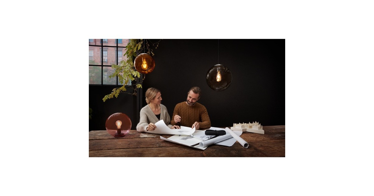 LEDVANCE 1906 BUBBLE TABLE 250X245 Glass Pink, Leuchte