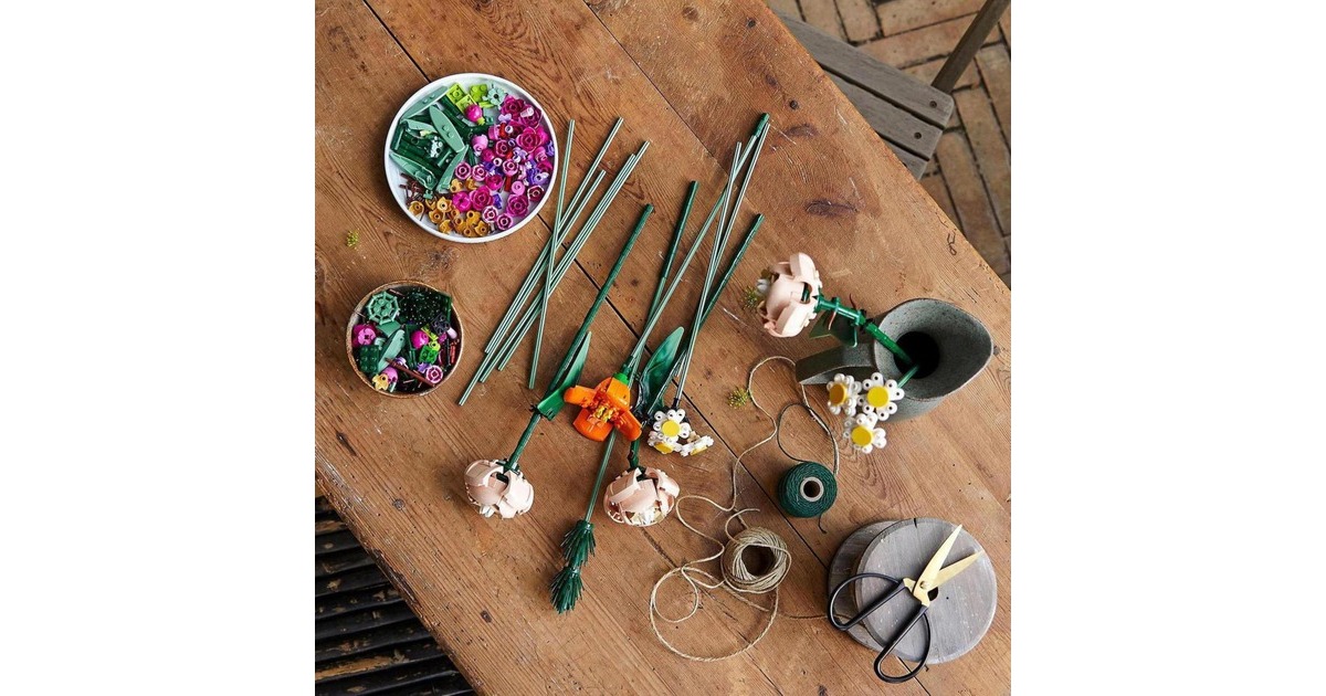 LEGO 10280 Creator Expert Blumenstrauß, Konstruktionsspielzeug