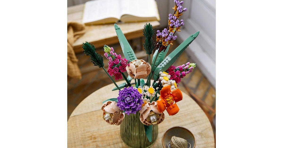 LEGO 10280 Creator Expert Blumenstrauß, Konstruktionsspielzeug