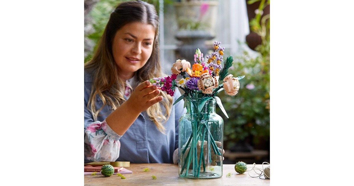 LEGO 10280 Creator Expert Blumenstrauß, Konstruktionsspielzeug