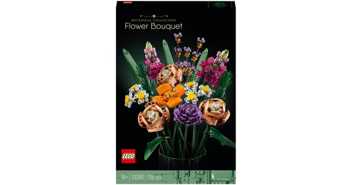 LEGO 10280 Creator Expert Blumenstrauß, Konstruktionsspielzeug
