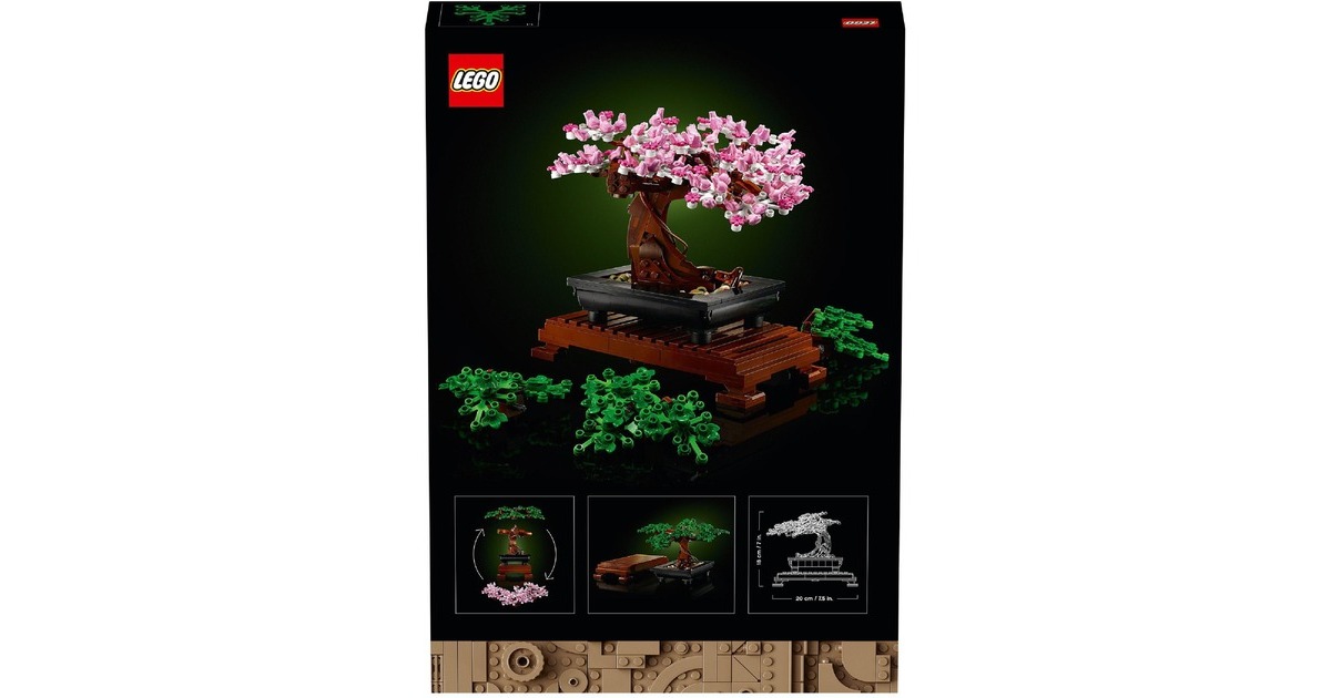 LEGO 10281 Creator Expert Bonsai Baum, Konstruktionsspielzeug