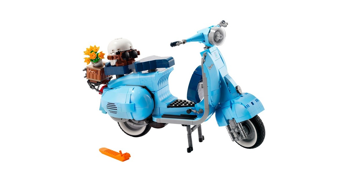 LEGO 10298 Creator Expert Vespa 125, Konstruktionsspielzeug(Modellbausatz, Vintage Roller aus Italien, Set für Erwachsene zum Bauen und Ausstellen)