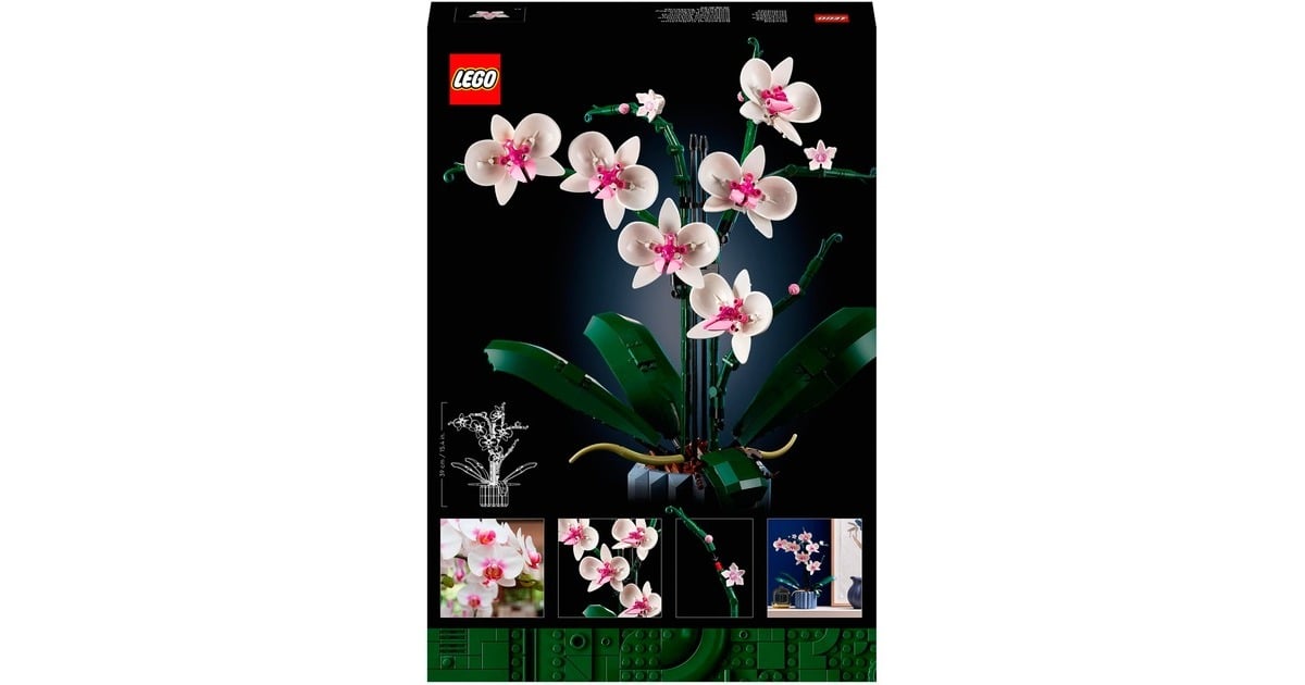 LEGO 10311 Creator Expert Orchidee, Konstruktionsspielzeug