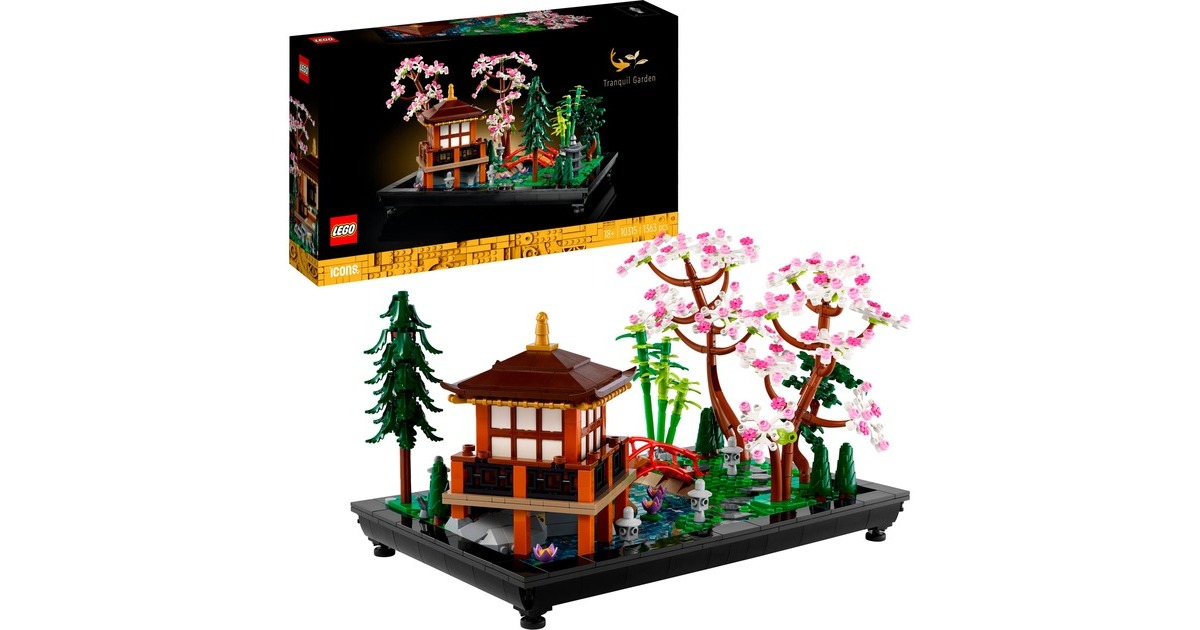 LEGO 10315 Icons Garten der Stille, Konstruktionsspielzeug