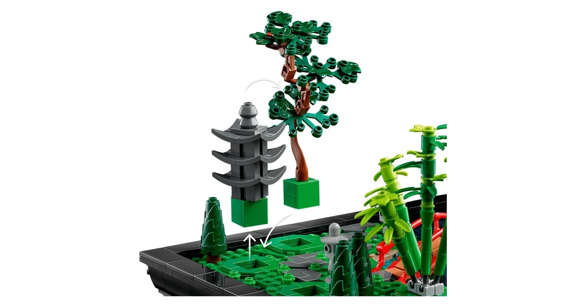 LEGO 10315 Icons Garten der Stille, Konstruktionsspielzeug