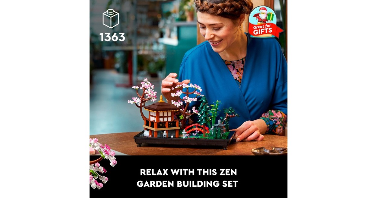 LEGO 10315 Icons Garten der Stille, Konstruktionsspielzeug