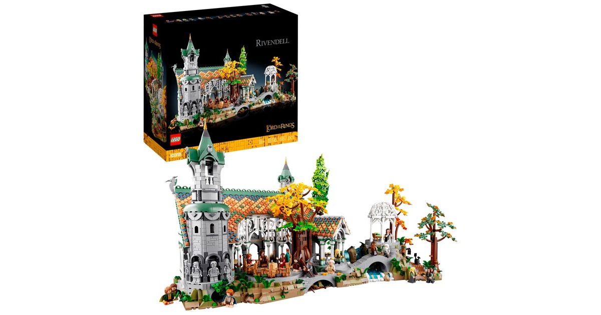 LEGO 10316 Der Herr der Ringe: Bruchtal, Konstruktionsspielzeug