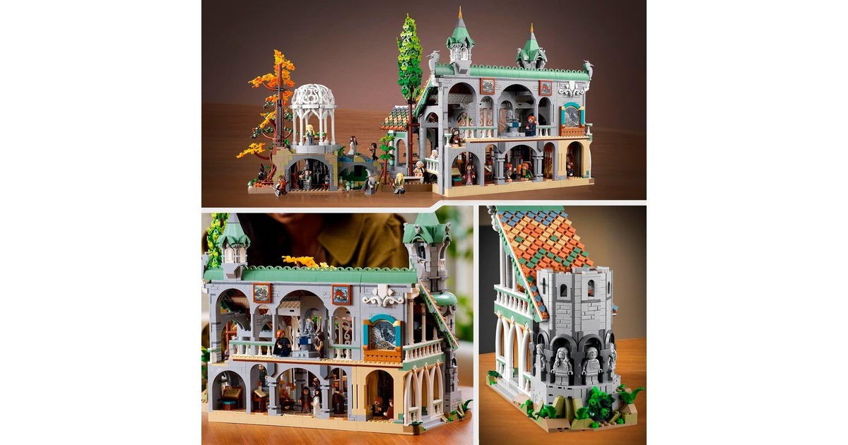 LEGO 10316 Der Herr der Ringe: Bruchtal, Konstruktionsspielzeug