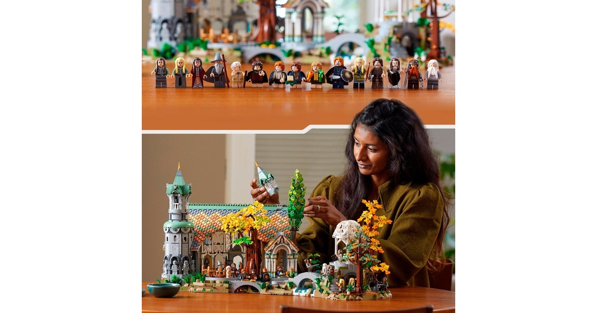 LEGO 10316 Der Herr der Ringe: Bruchtal, Konstruktionsspielzeug