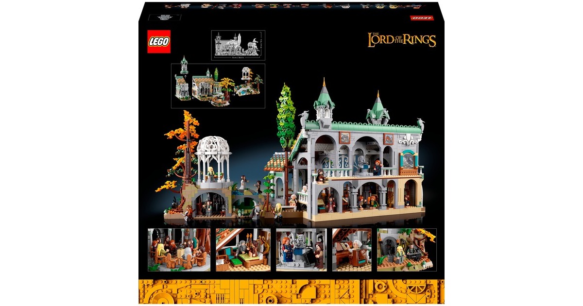LEGO 10316 Der Herr der Ringe: Bruchtal, Konstruktionsspielzeug