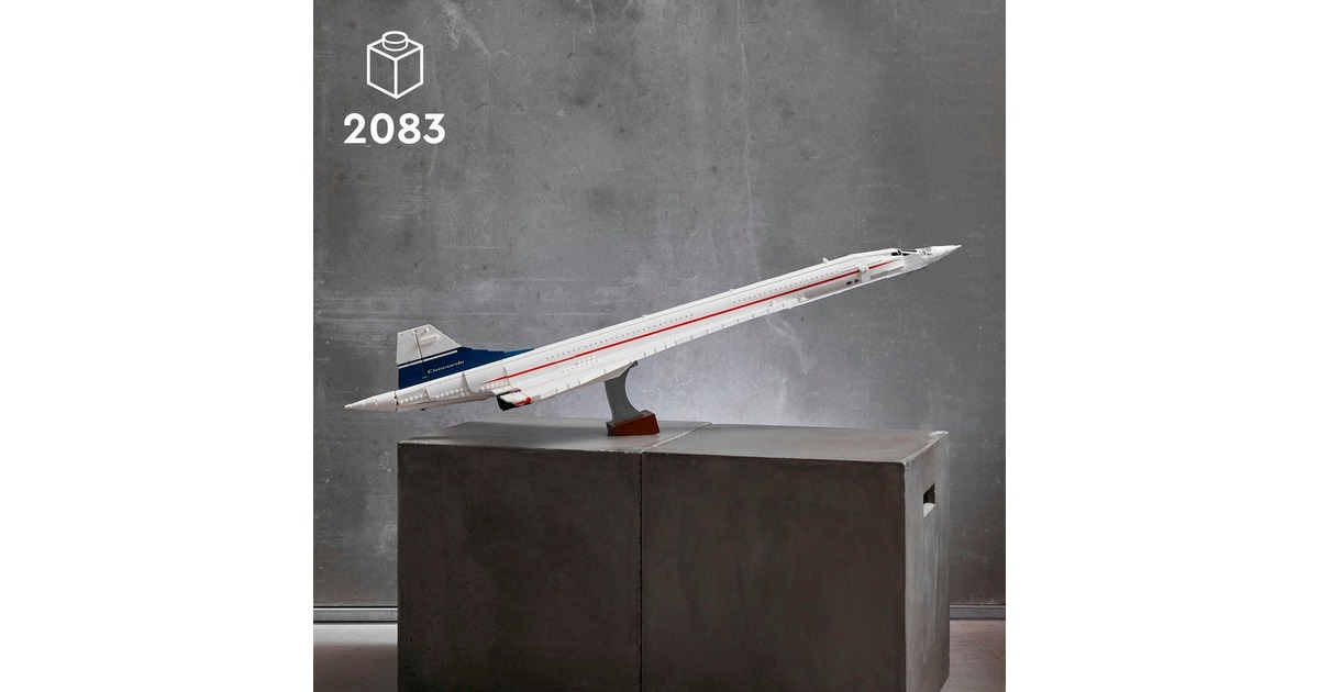 LEGO 10318 Icons Concorde, Konstruktionsspielzeug