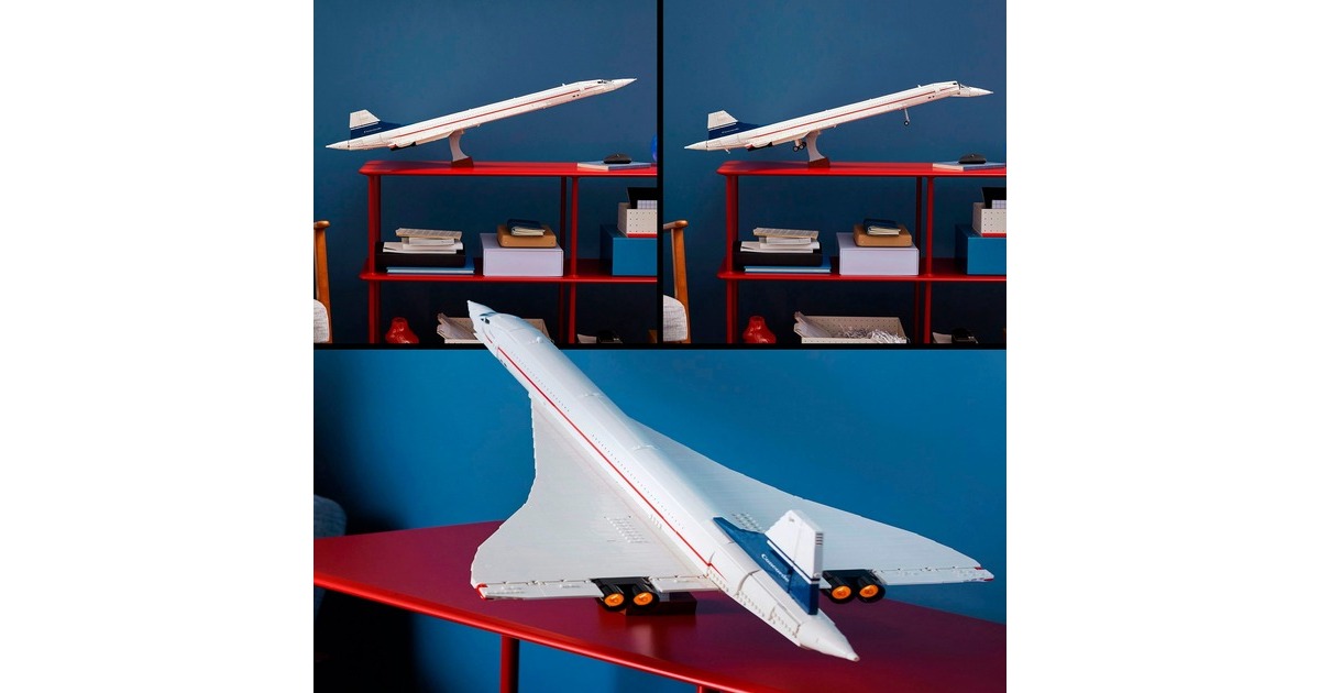 LEGO 10318 Icons Concorde, Konstruktionsspielzeug