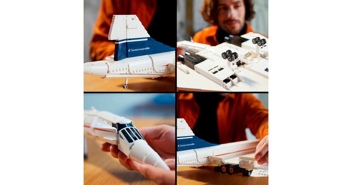 LEGO 10318 Icons Concorde, Konstruktionsspielzeug