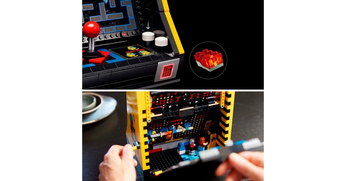 LEGO 10323 Icons PAC-MAN Spielautomat, Konstruktionsspielzeug
