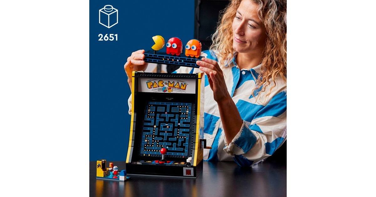 LEGO 10323 Icons PAC-MAN Spielautomat, Konstruktionsspielzeug