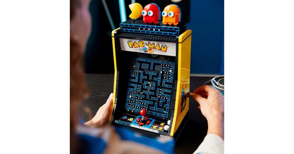 LEGO 10323 Icons PAC-MAN Spielautomat, Konstruktionsspielzeug