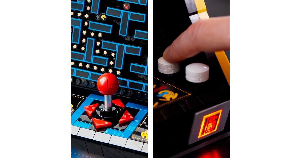 LEGO 10323 Icons PAC-MAN Spielautomat, Konstruktionsspielzeug