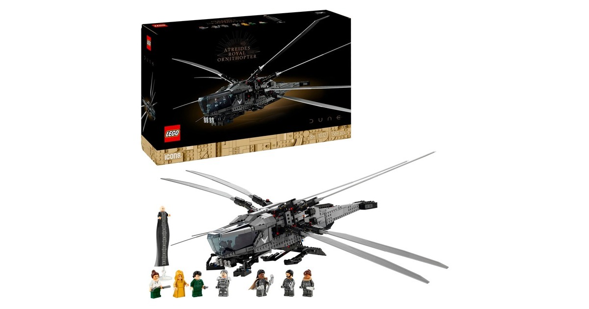 LEGO 10327 Icons Dune Atreides Royal Ornithopter, Konstruktionsspielzeug