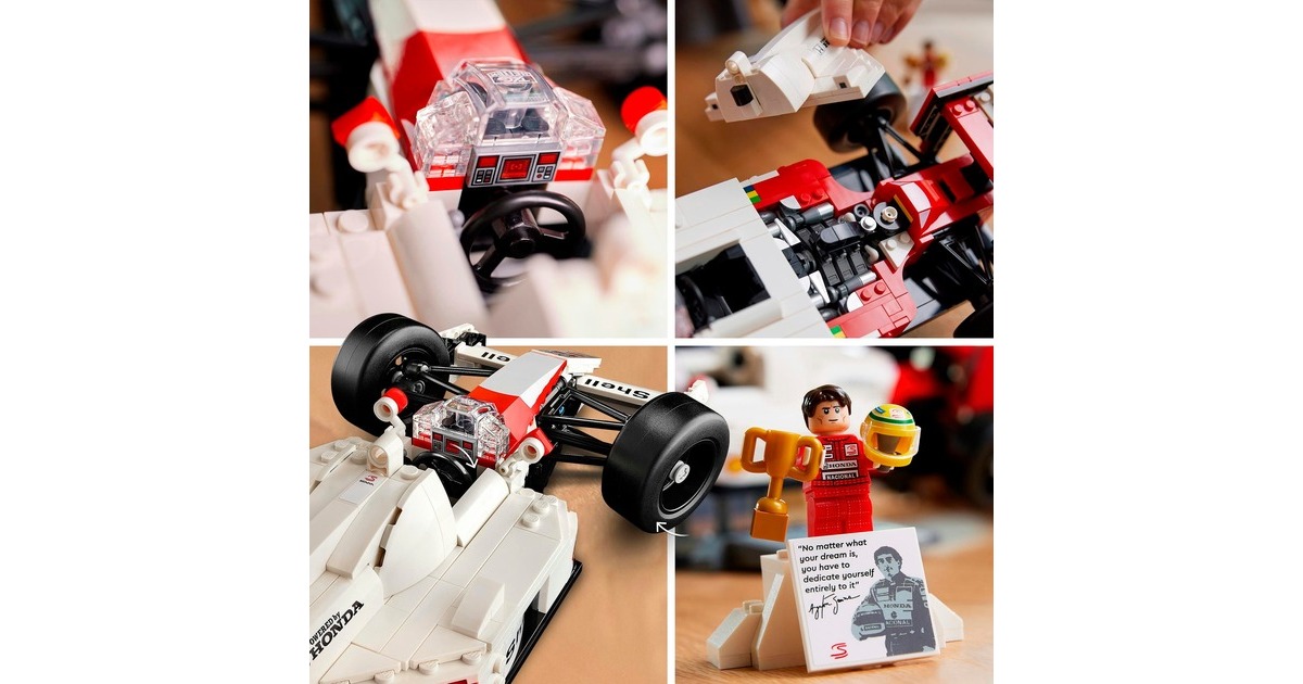 LEGO 10330 Icons McLaren MP4/4 & Ayrton Senna, Konstruktionsspielzeug