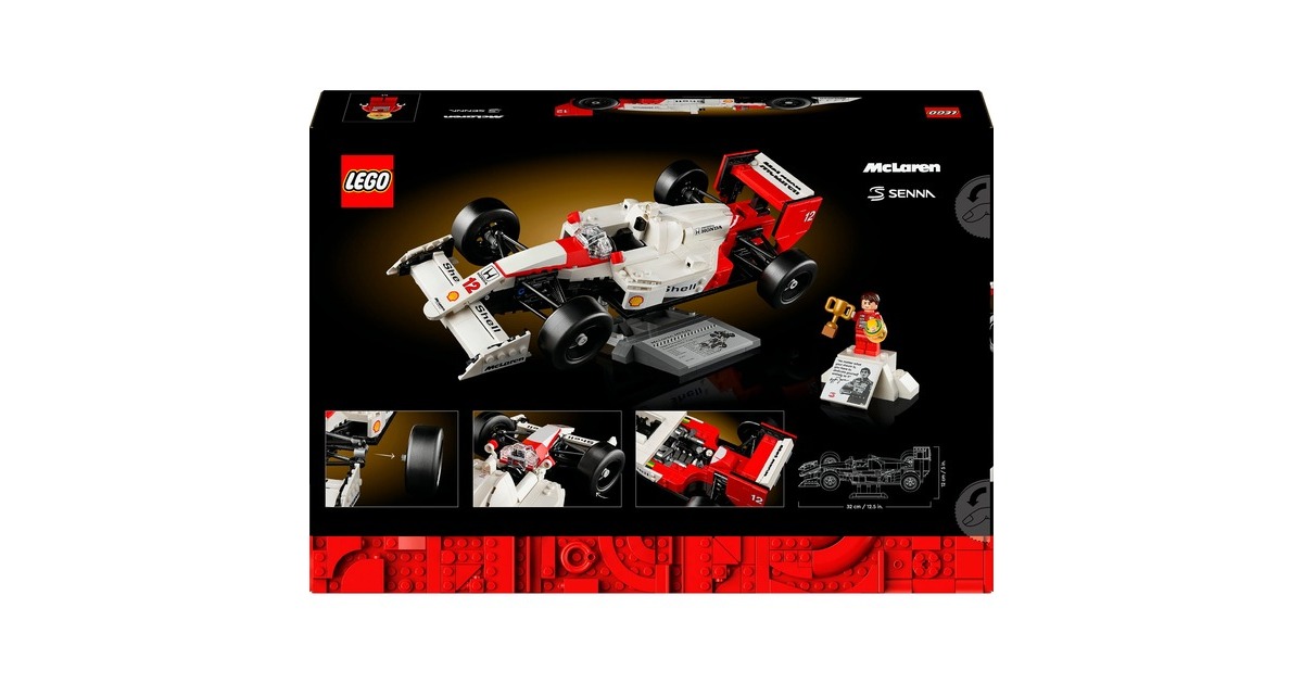 LEGO 10330 Icons McLaren MP4/4 & Ayrton Senna, Konstruktionsspielzeug