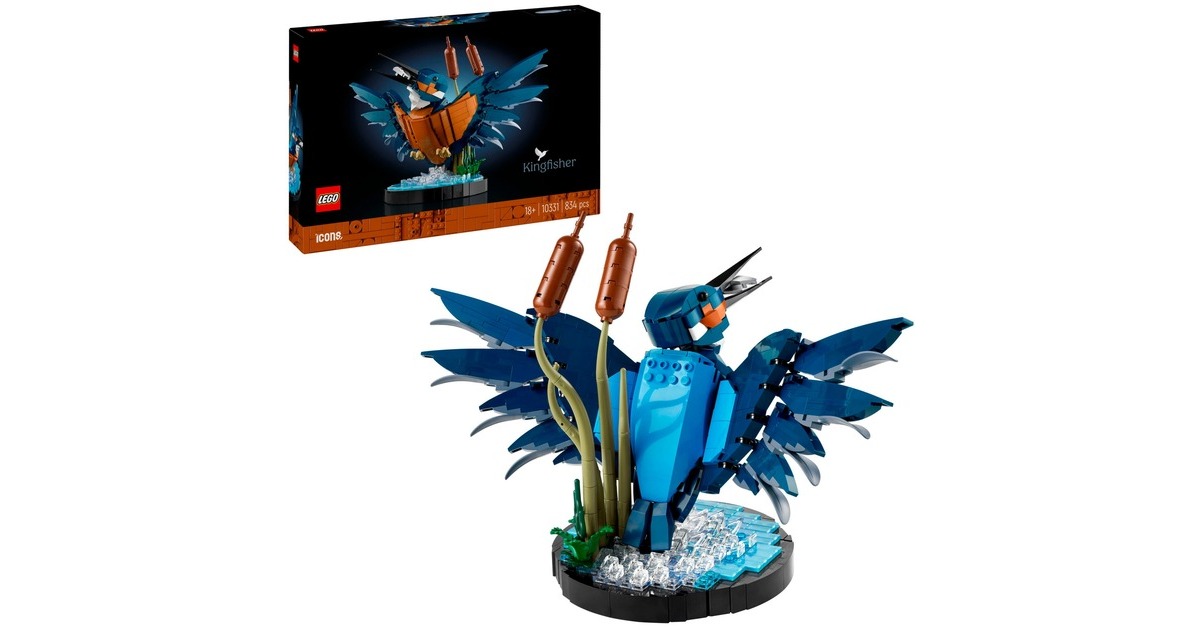 LEGO 10331 Icons Eisvogel, Konstruktionsspielzeug