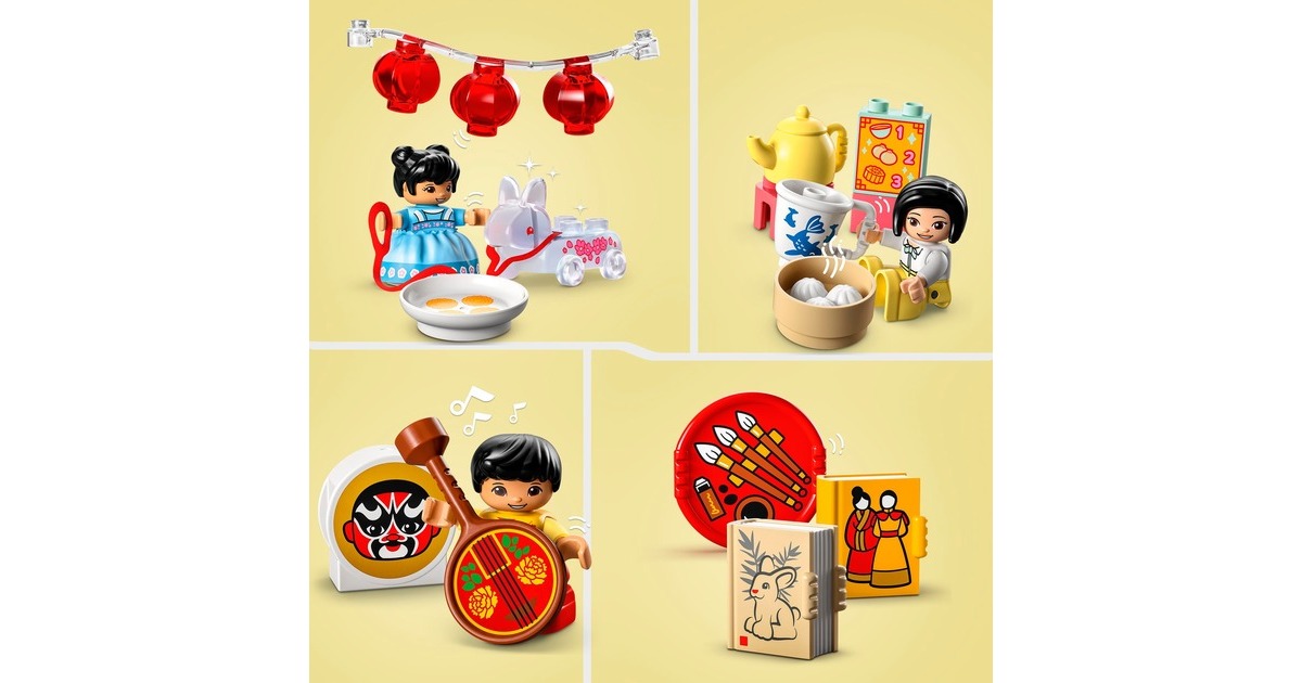 LEGO 10411 DUPLO Lerne etwas über die chinesische Kultur, Konstruktionsspielzeug