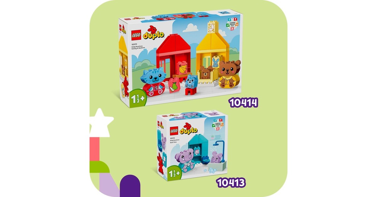 LEGO 10413 DUPLO Alltagsroutinen: Baden, Konstruktionsspielzeug