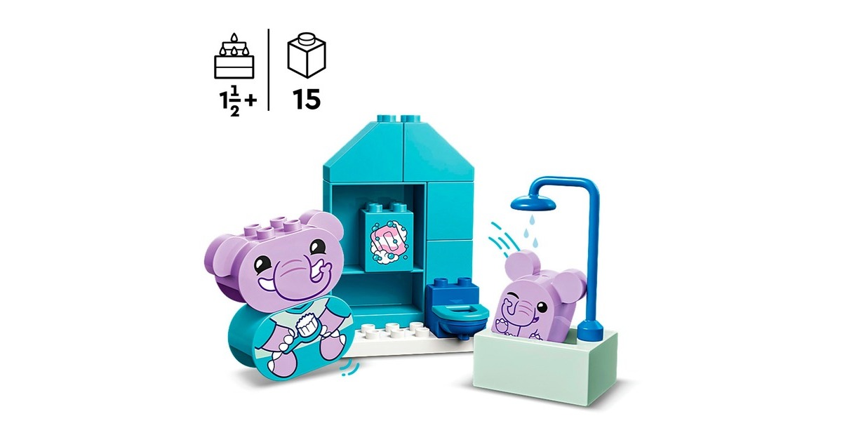 LEGO 10413 DUPLO Alltagsroutinen: Baden, Konstruktionsspielzeug