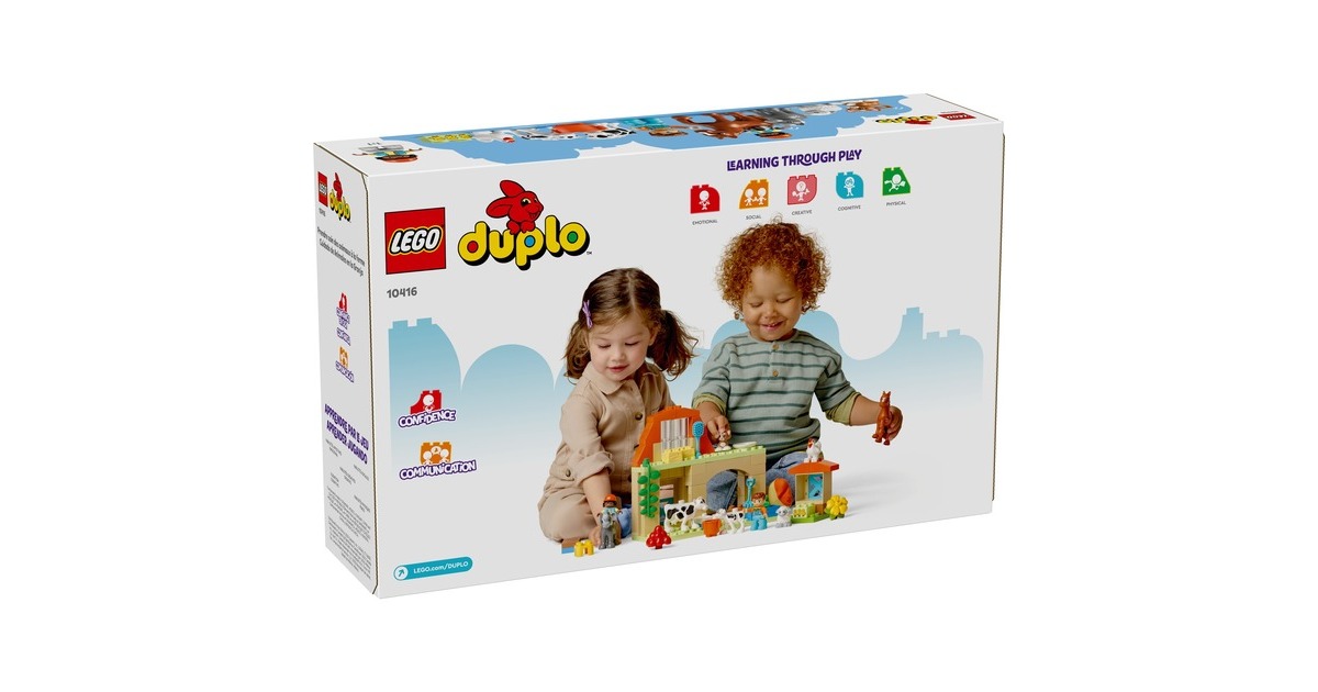 LEGO 10416 DUPLO Tierpflege auf dem Bauernhof, Konstruktionsspielzeug