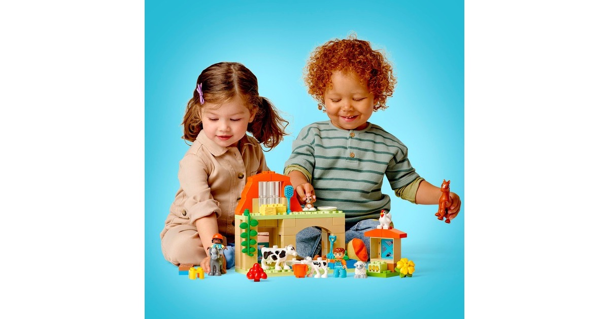 LEGO 10416 DUPLO Tierpflege auf dem Bauernhof, Konstruktionsspielzeug