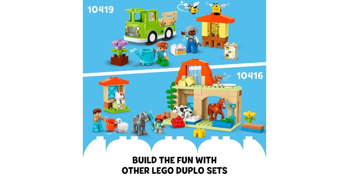 LEGO 10416 DUPLO Tierpflege auf dem Bauernhof, Konstruktionsspielzeug