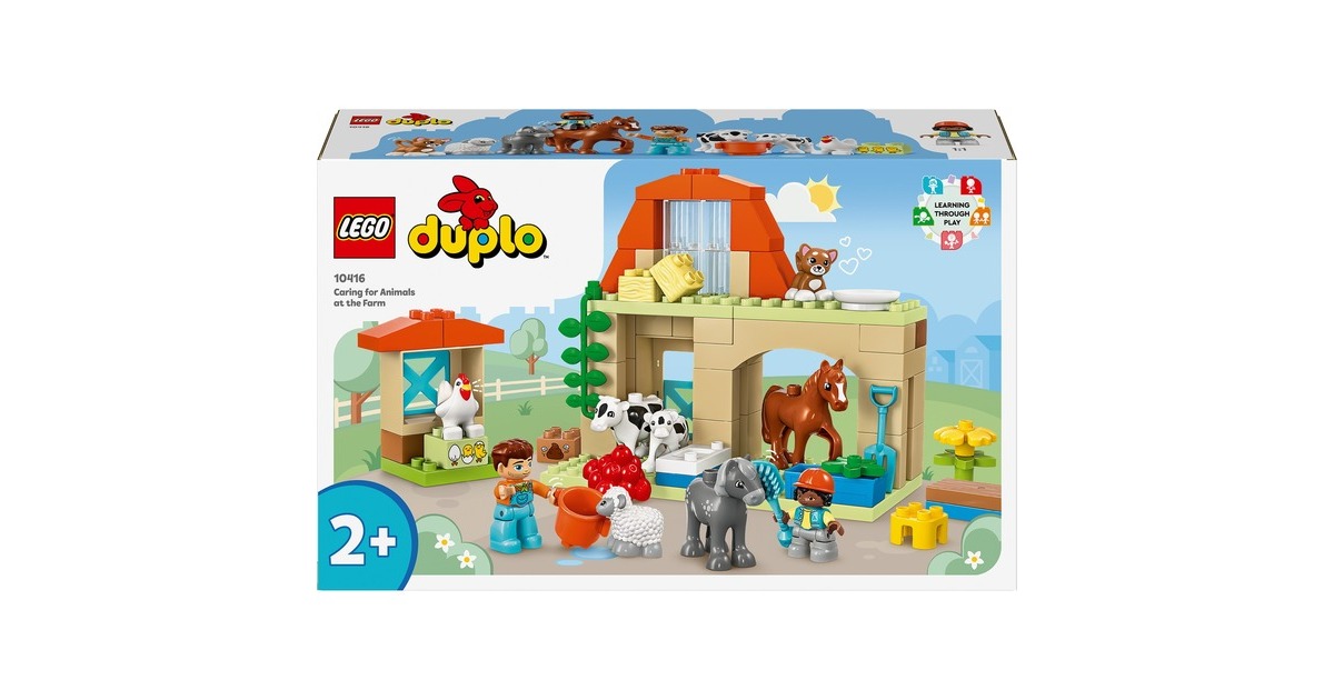 LEGO 10416 DUPLO Tierpflege auf dem Bauernhof, Konstruktionsspielzeug