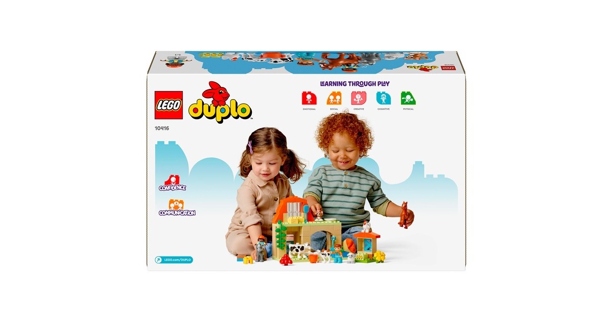 LEGO 10416 DUPLO Tierpflege auf dem Bauernhof, Konstruktionsspielzeug