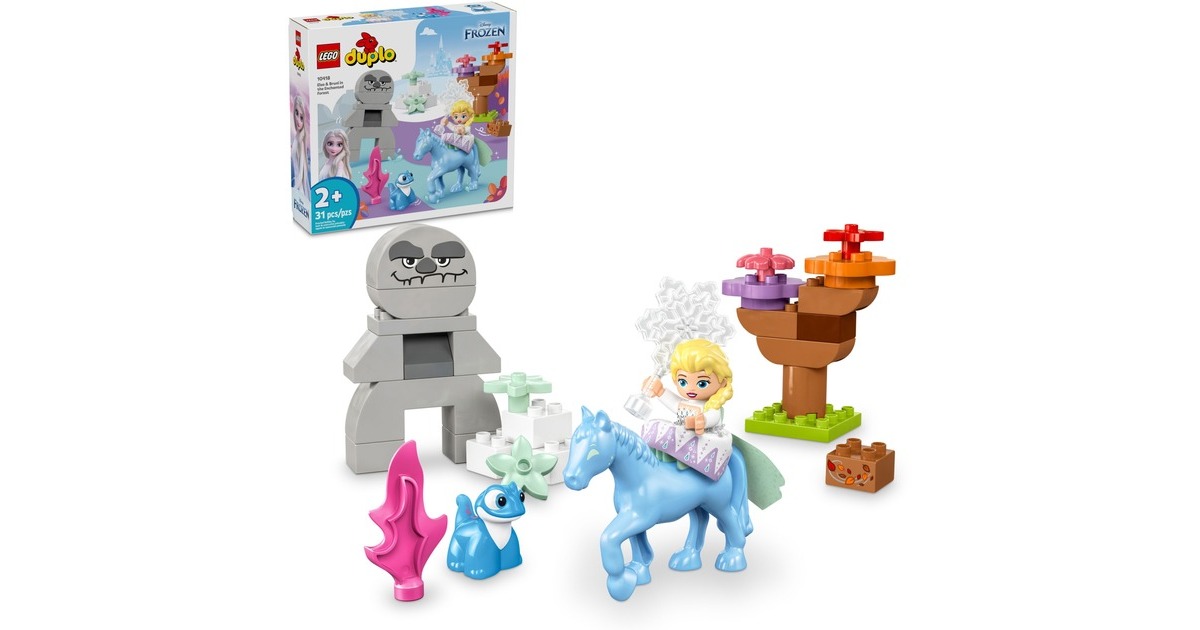 LEGO 10418 DUPLO Disney Elsa und Bruni im Zauberwald, Konstruktionsspielzeug LEGO 10418 DUPLO Disney Elsa und Bruni im Zauberwald, Konstruktionsspielzeug