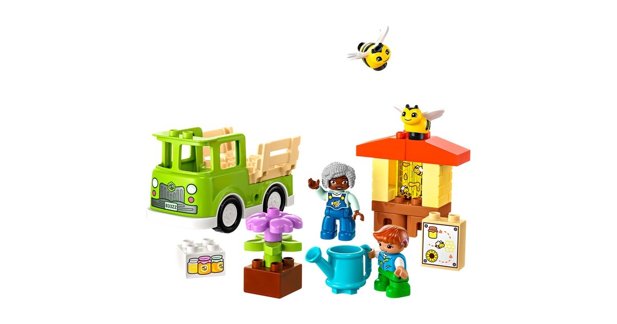 LEGO 10419 DUPLO Imkerei und Bienenstöcke, Konstruktionsspielzeug