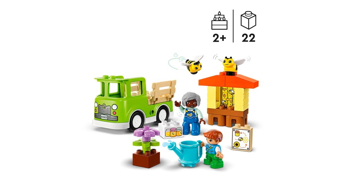LEGO 10419 DUPLO Imkerei und Bienenstöcke, Konstruktionsspielzeug