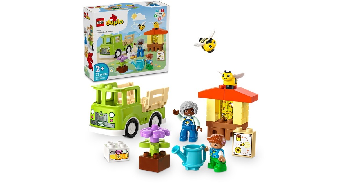 LEGO 10419 DUPLO Imkerei und Bienenstöcke, Konstruktionsspielzeug