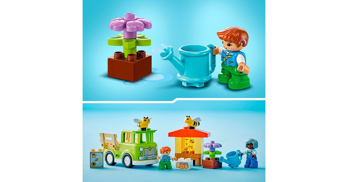 LEGO 10419 DUPLO Imkerei und Bienenstöcke, Konstruktionsspielzeug