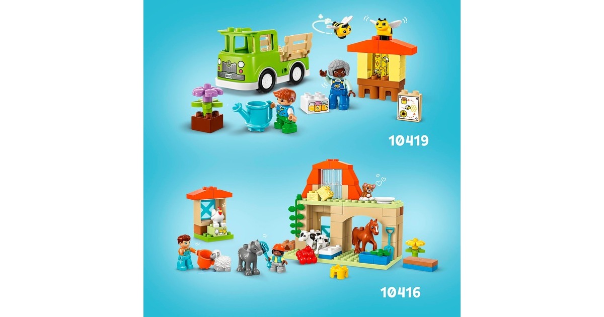LEGO 10419 DUPLO Imkerei und Bienenstöcke, Konstruktionsspielzeug