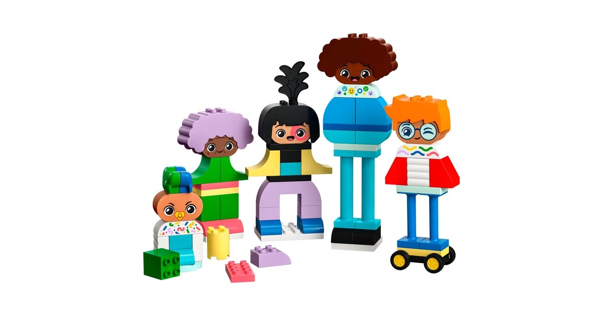 LEGO 10423 DUPLO Baubare Menschen mit großen Gefühlen, Konstruktionsspielzeug