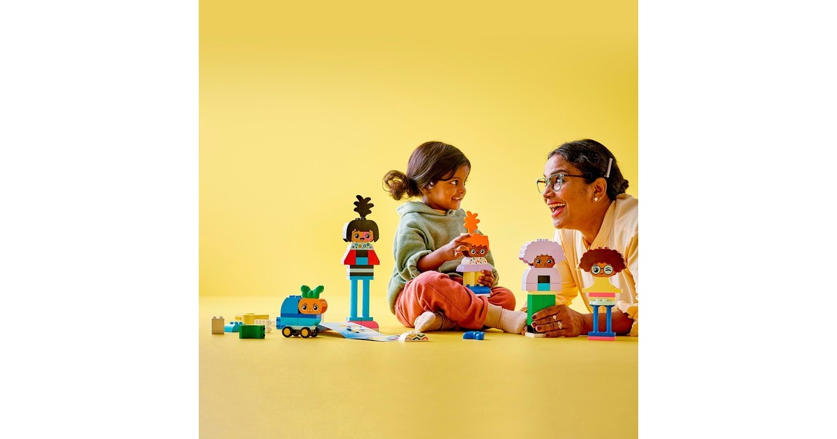 LEGO 10423 DUPLO Baubare Menschen mit großen Gefühlen, Konstruktionsspielzeug