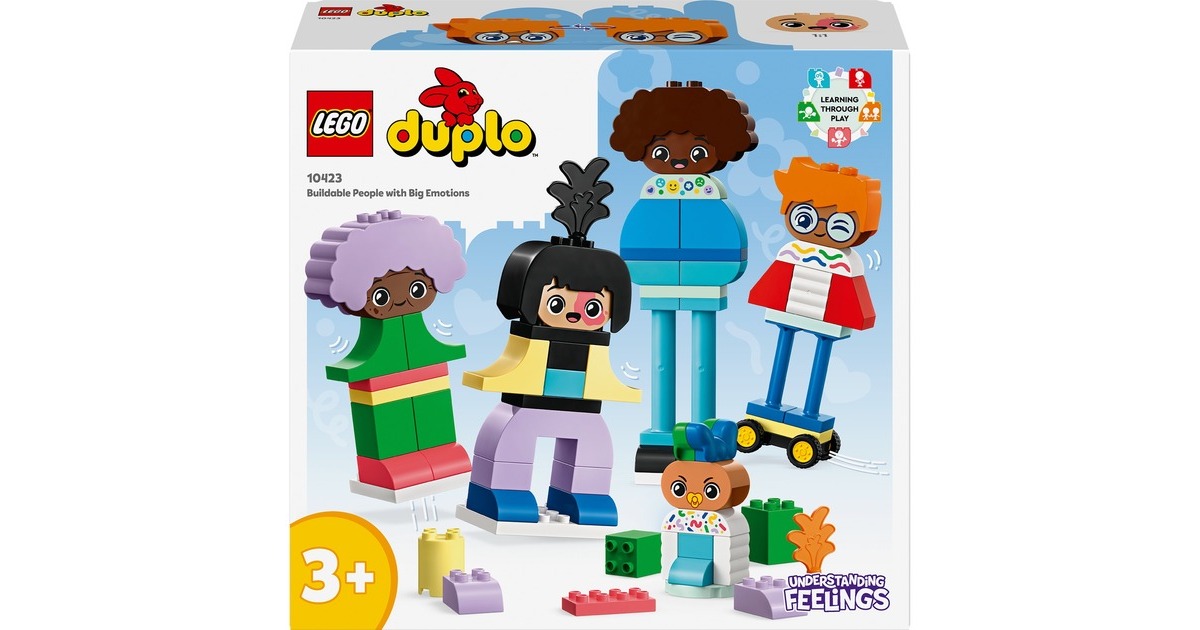 LEGO 10423 DUPLO Baubare Menschen mit großen Gefühlen, Konstruktionsspielzeug