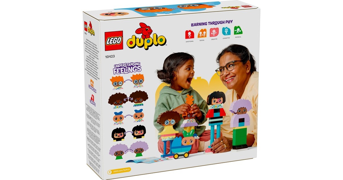 LEGO 10423 DUPLO Baubare Menschen mit großen Gefühlen, Konstruktionsspielzeug