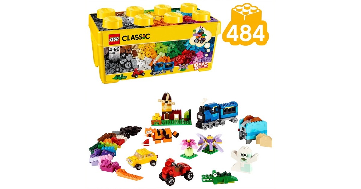 LEGO 10696 Classic Mittelgroße Bausteine-Box, Konstruktionsspielzeug LEGO 10696 Classic Mittelgroße Bausteine-Box, Konstruktionsspielzeug