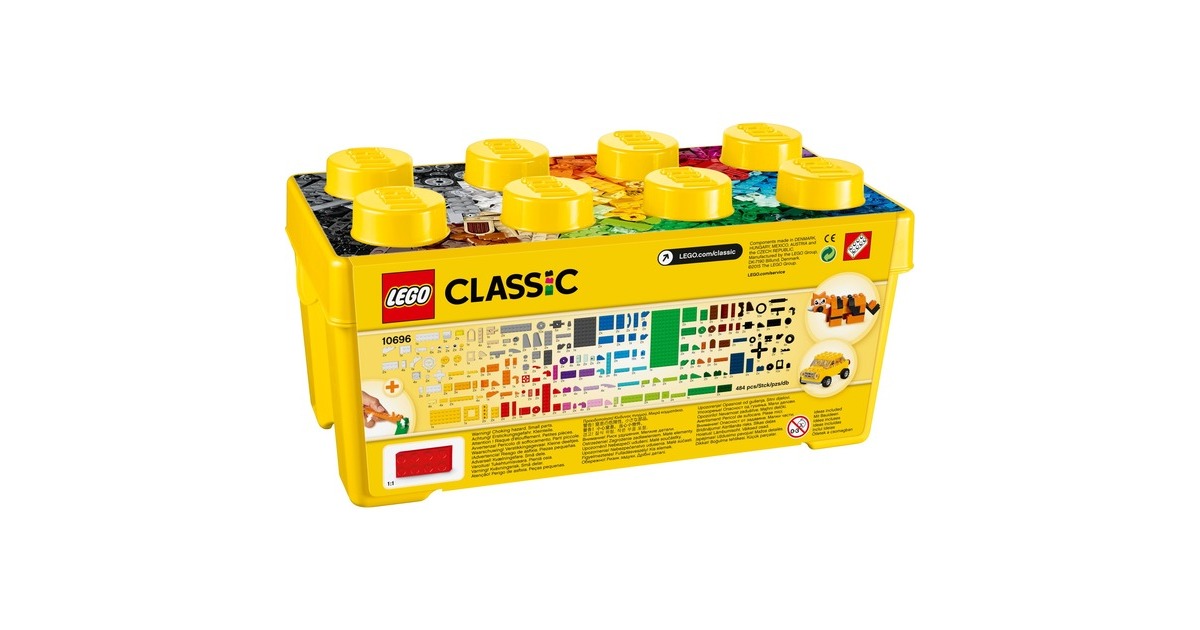 LEGO 10696 Classic Mittelgroße Bausteine-Box, Konstruktionsspielzeug