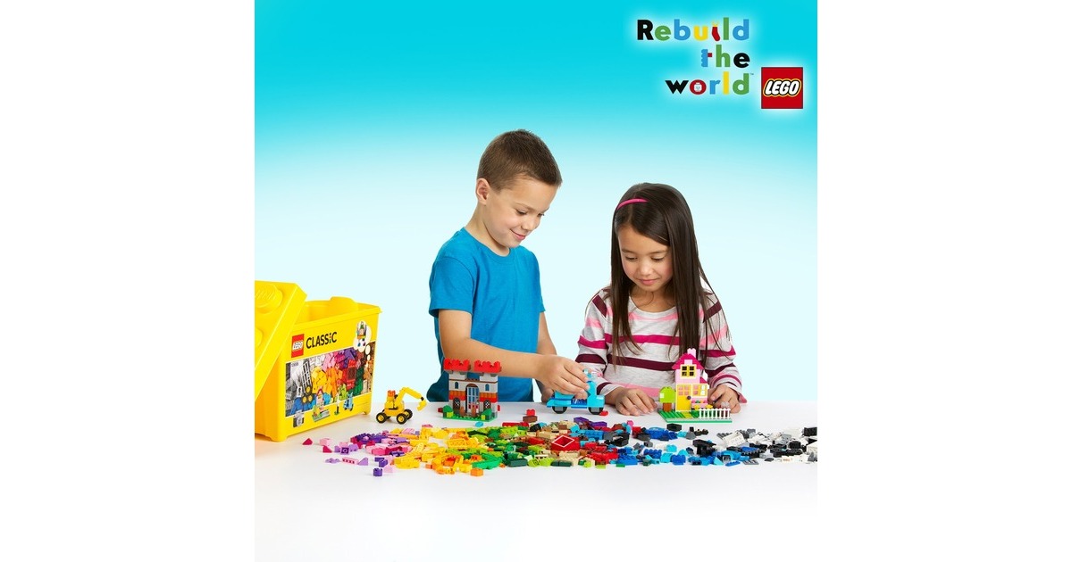 LEGO 10698 Classic Große Bausteine-Box, Konstruktionsspielzeug